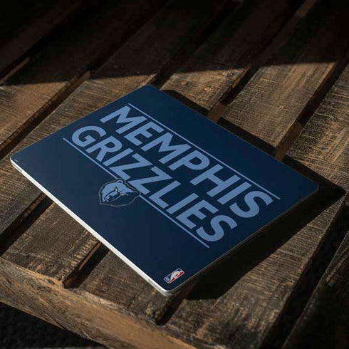 NBA Memphis Grizzlies Standard -  Blue Surface Laptop 2 Skin